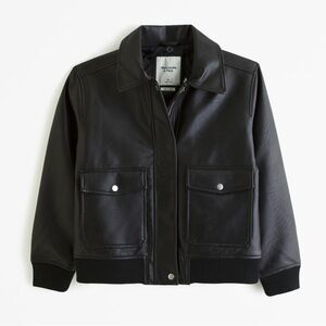 Abercrombie & Fitch Black Quilted Jacket